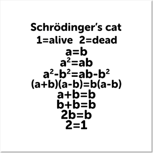 Schrödinger's Cat Posters and Art